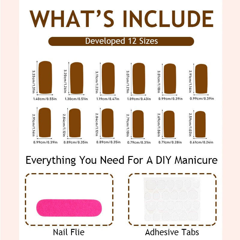 Matte Milky Blush Press-On Nails