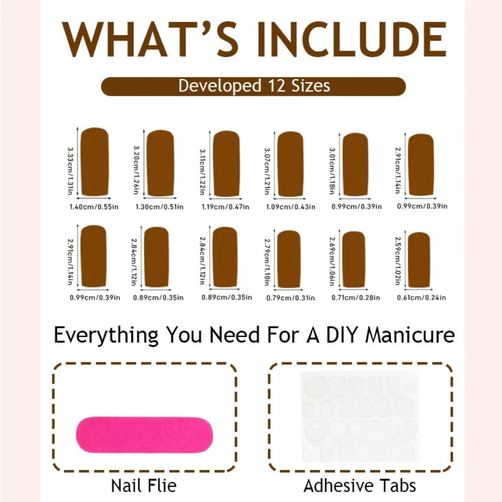 Pink Leopard & Bow Press-On Nails