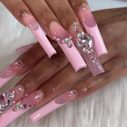 Luxury Soft Pink Press On Nails