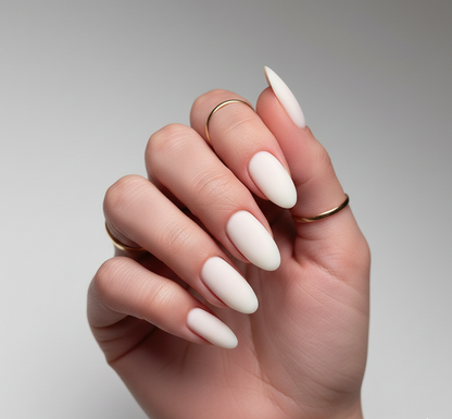 Matte Milky Blush Press-On Nails