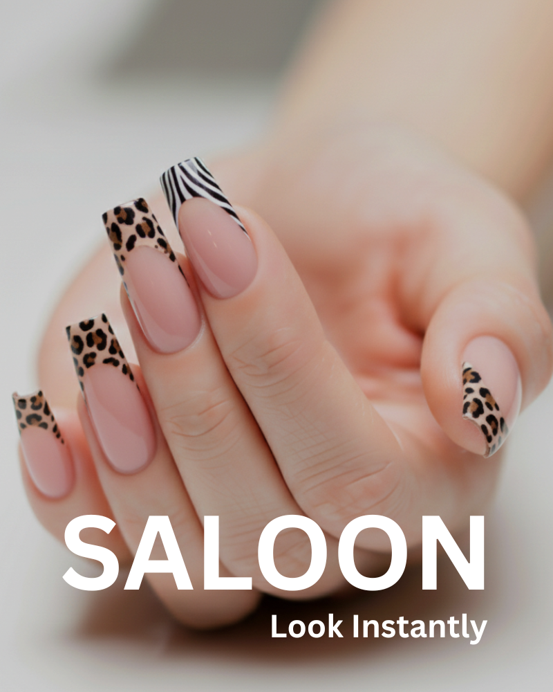 Luxury Long Square Press-On Nails