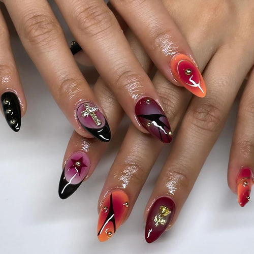 Crimson & Clover Gothic Press-On Nails