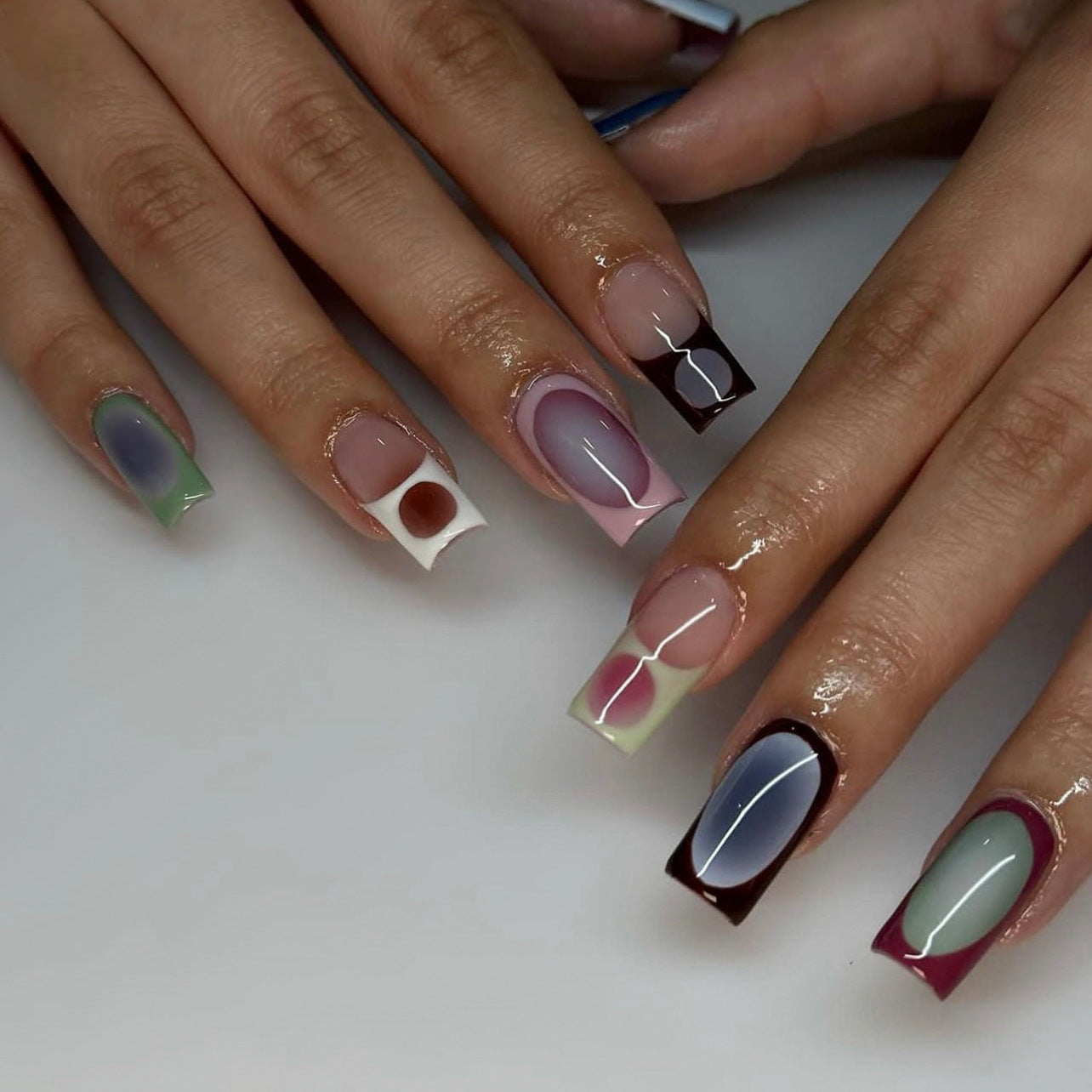Multi-Mood Aura Press-On Nails