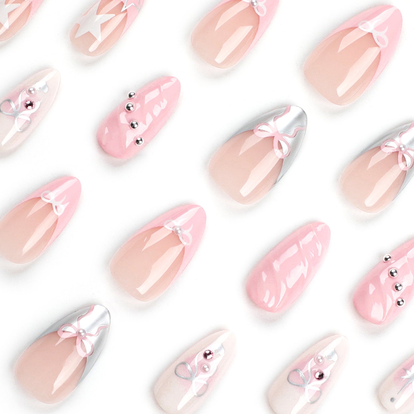 Pink Coquette Press On Nails