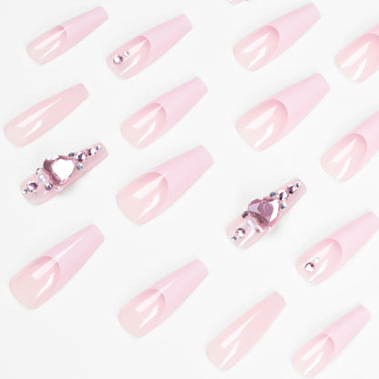 Luxury Soft Pink Press On Nails