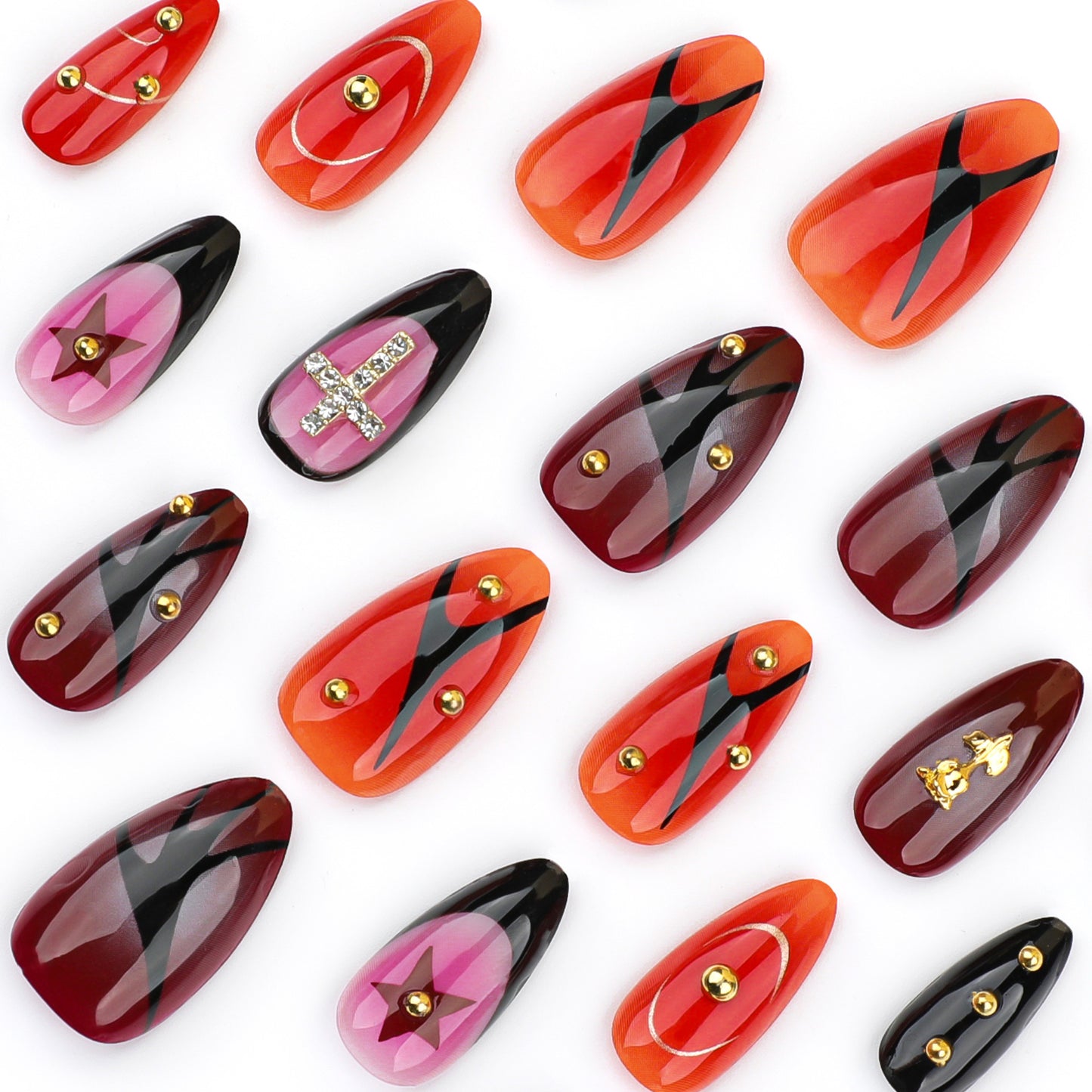 Crimson & Clover Gothic Press-On Nails