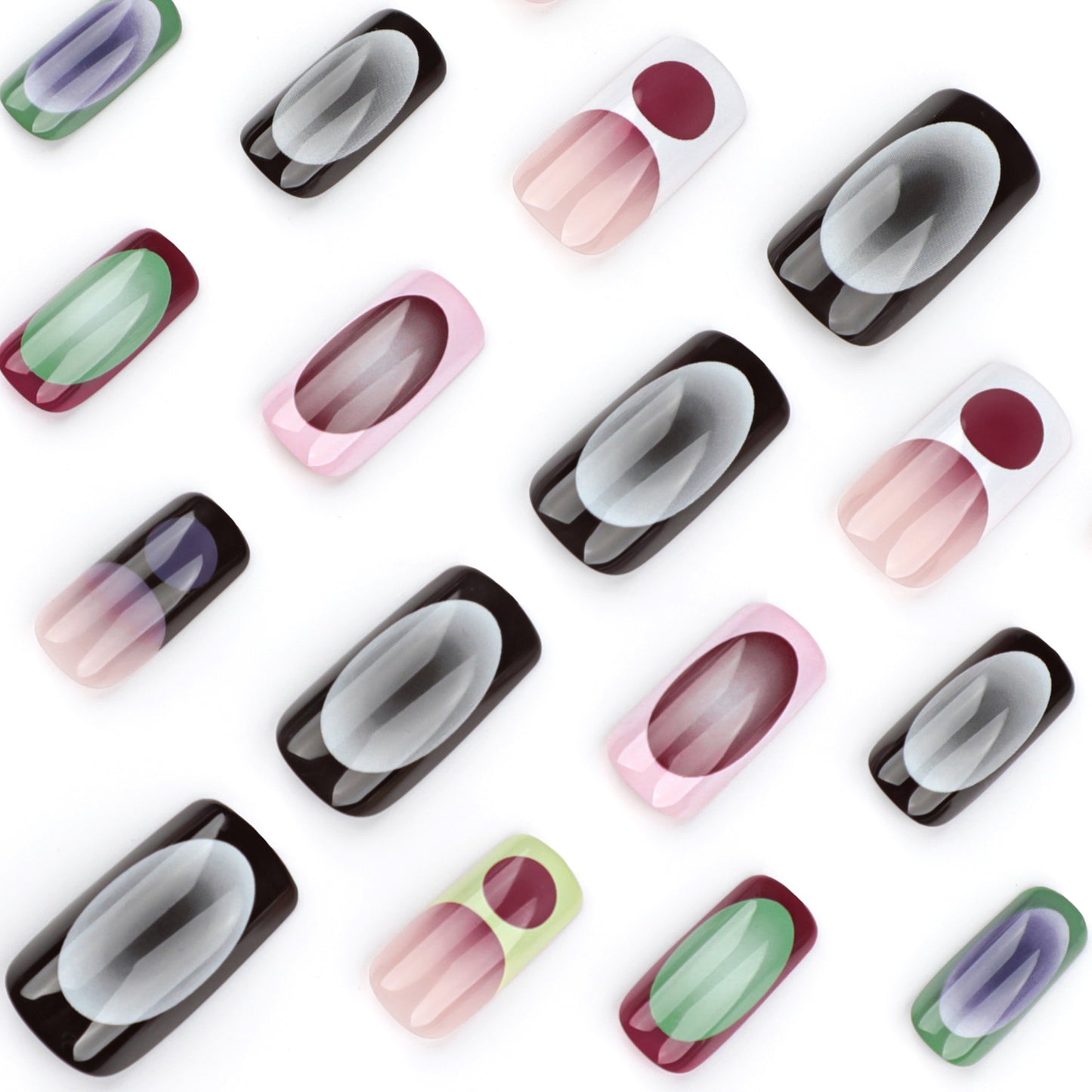 Multi-Mood Aura Press-On Nails