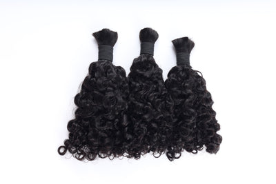 Burmese Curly Bulk Hair (100g/Bundle)