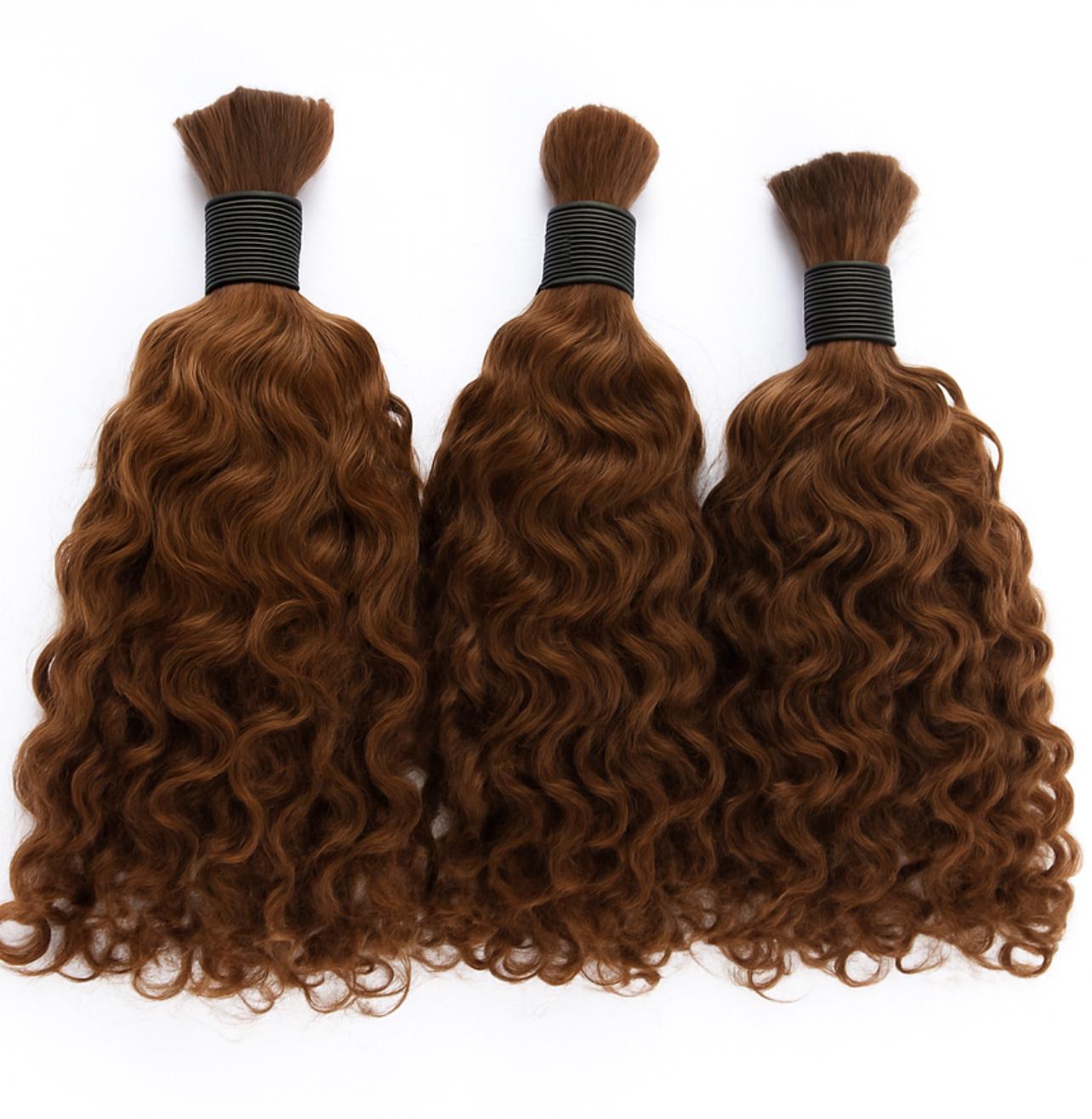 Burmese Curly Bulk Hair (100g/Bundle)