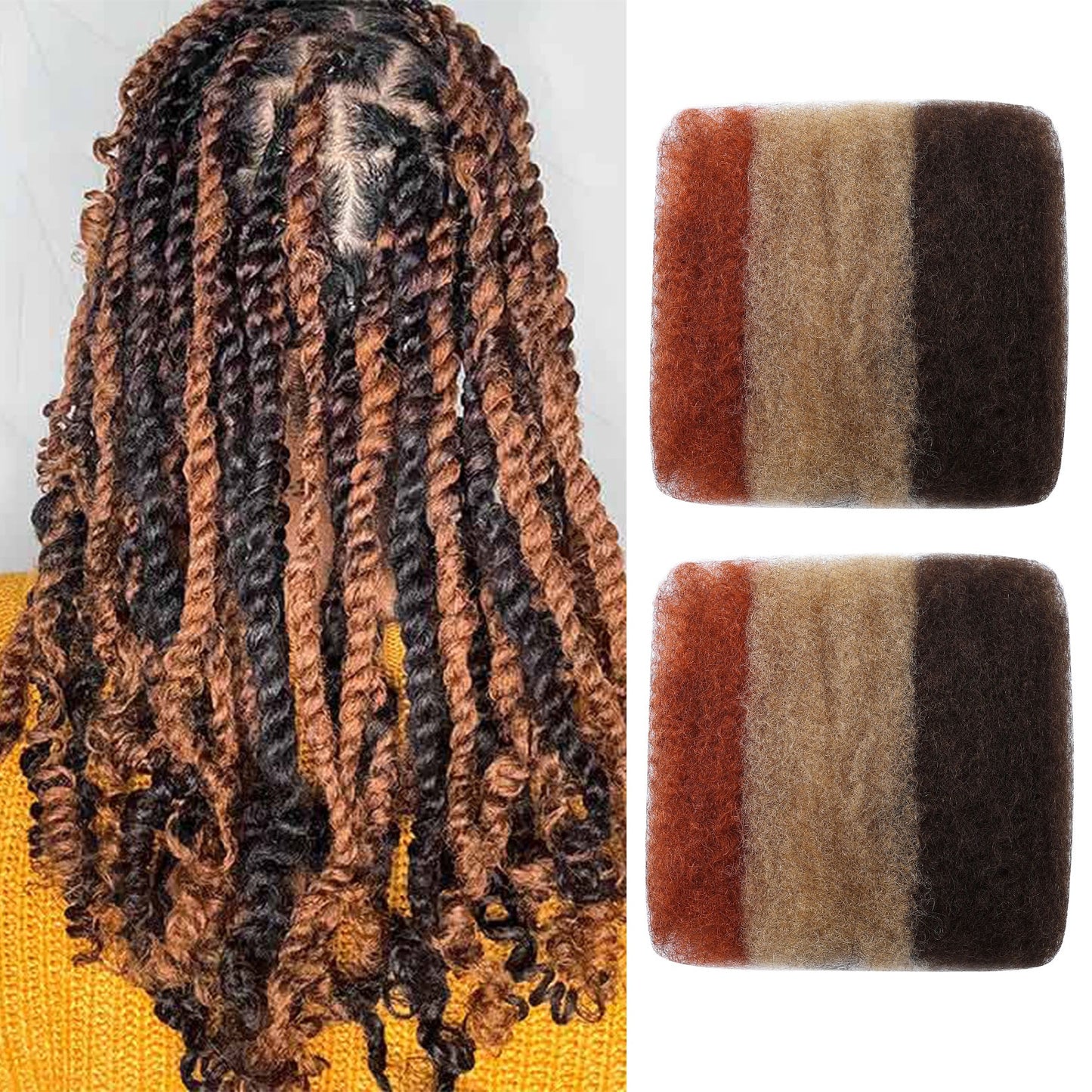 Pre-Stretched Bulk Hair (50g/pk/Bundle)